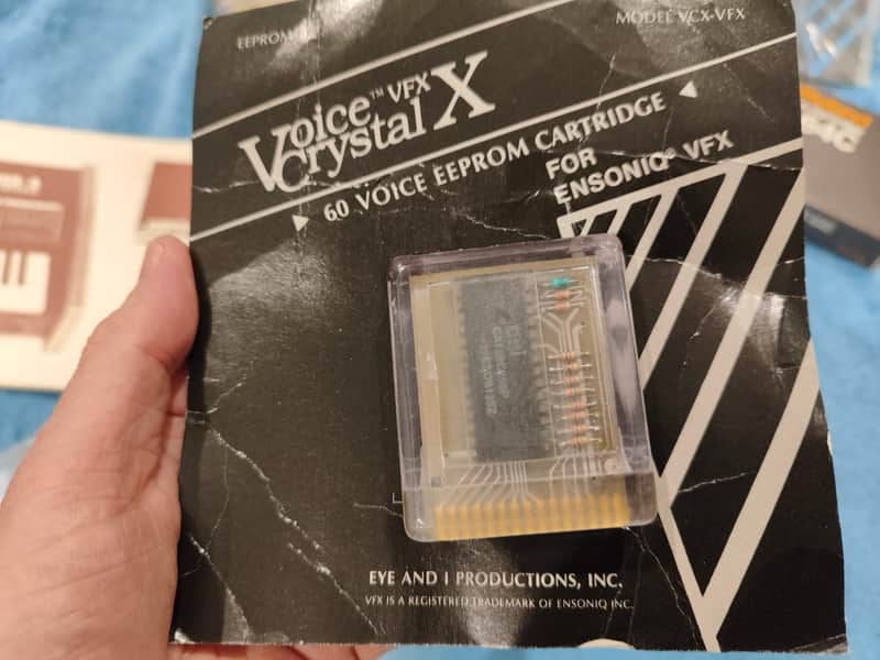 Voice Crystal VFX X 60 Voice EEPROM cartridge for Ensoniq VFX image 1