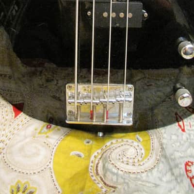 Lyon "Series 4" Bass Guitar by Washburn Black Gloss P-Bass Style image 9