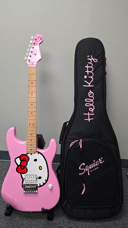 Squier Hello Kitty Stratocaster 2024 - Present - Pink image 1