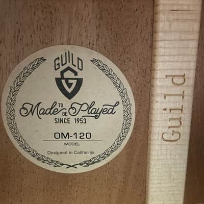 Guild Westerly Collection OM-120 with Pau Ferro Fretboard  - Natural (USED) image 7