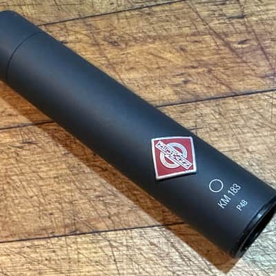 Neumann KM 183 Small Diaphragm Omnidirectional Condenser Microphone w/Holder - Super Clean! image 1