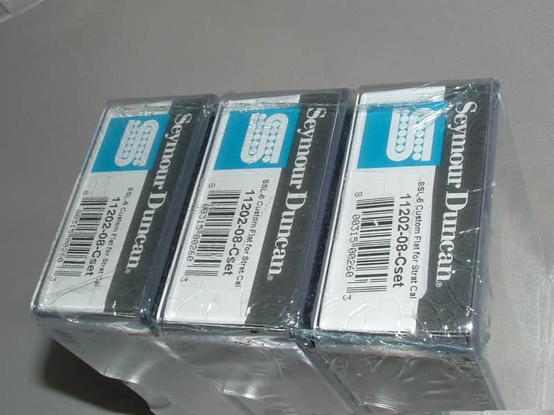 Seymour Duncan SSL-6 Custom Flat Strat Pickup Set | Reverb