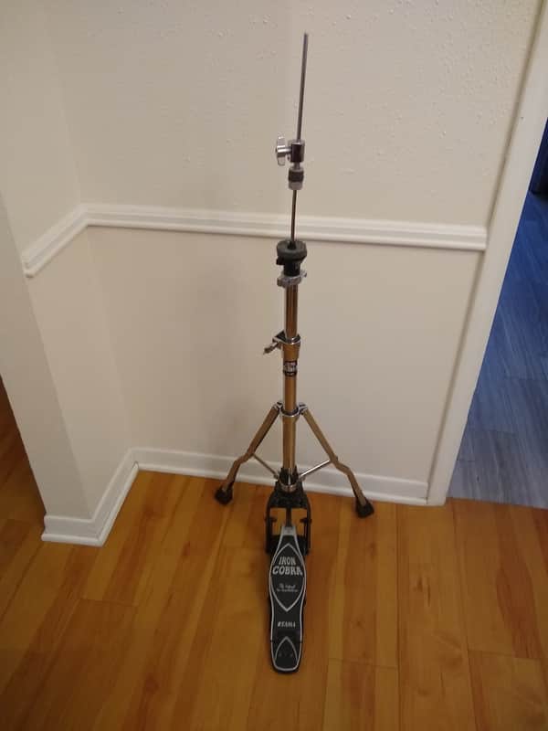 Tama HH805D Iron Cobra Long Footboard Double-Braced Hi-Hat Stand (2-Leg) image 1