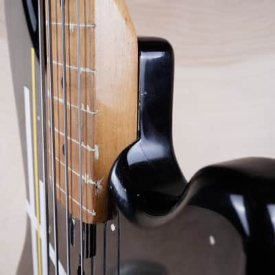 Yamaha Super Bass SB-500 1970s Black Converted to Fretless Made in Japan MIJ w/ Bag image 21
