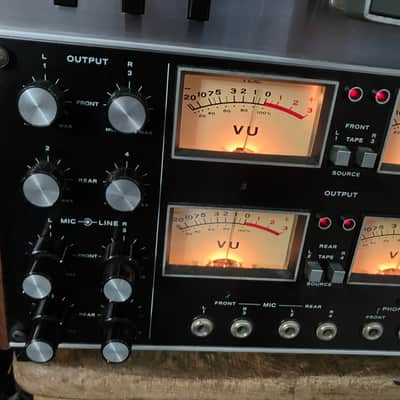 PLEASE READ AD!!! TEAC 3340S 1/4" 10.5 inch 4-Track 4 Channel quad Semi Pro Reel to Reel Tape Deck Recorder 1970s - Silver image 4