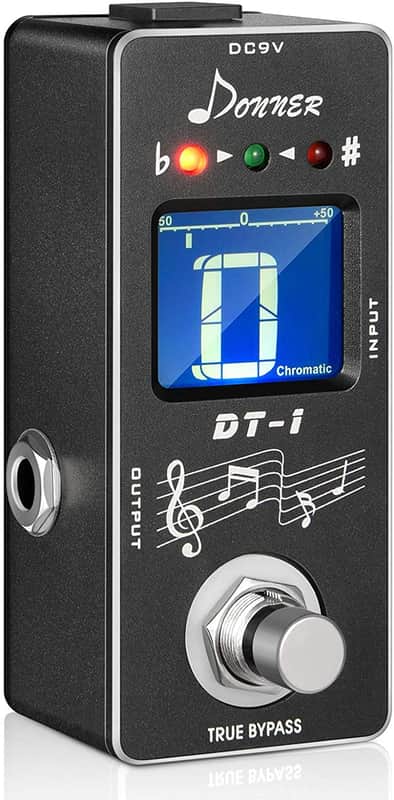 Electric Guitar Chromatic Guitar Tuner Pedal Effect True Bypass image 1