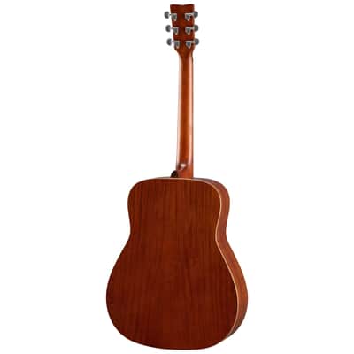 Yamaha FG850 Acoustic Guitar, Solid Mahogany Top, Natural image 4