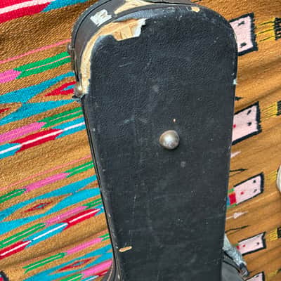 1960s Gibson  ES-330 Case , Black w. Yellow Lining image 14
