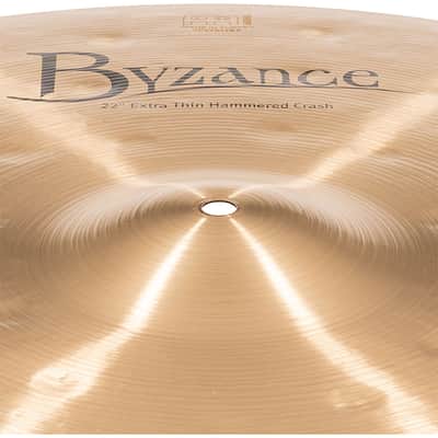 Meinl Byzance B22ETHC Traditional Extra Thin Hammered Crash 22" image 4