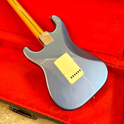 MIJ Fender Stratocaster ST-57 2014 - OLP old lake placid blue original Japan image 10