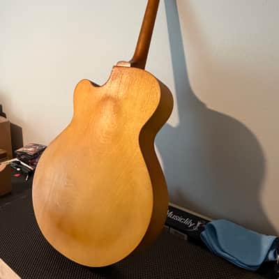 Custom built (Body only, no hardware or electronics) L9 hollow body/ Archtop guitar husk 2023 - Vintage amber image 7