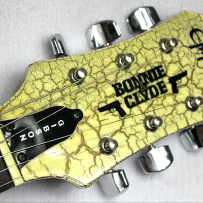 Custom Crackle Painted and Upgraded Epiphone LP Special ll Guitar with Matching Headstock image 11