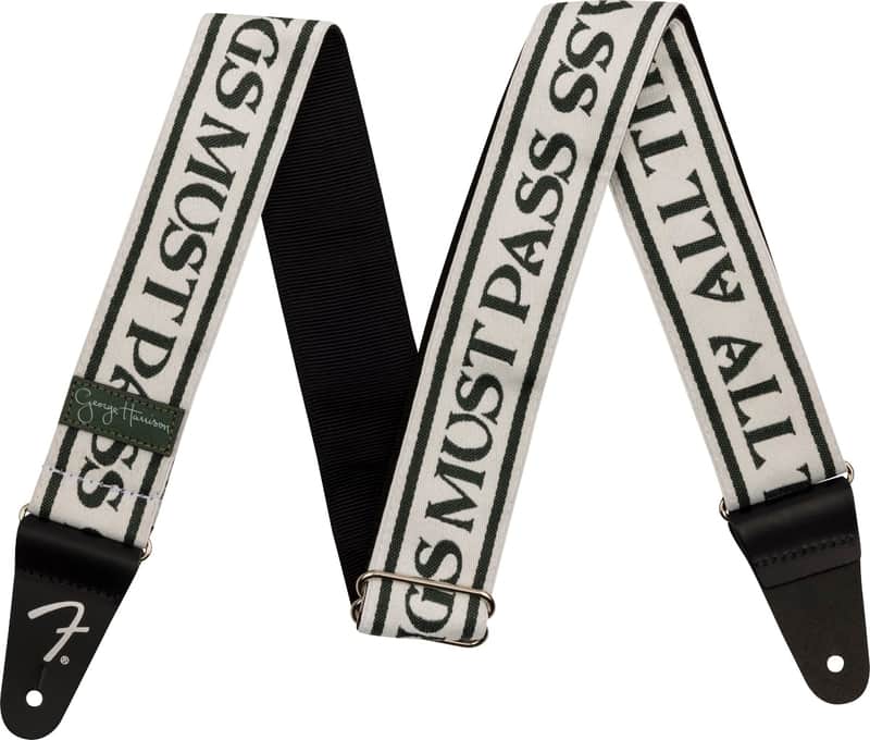 099-0639-046 Fender George Harrison All Things Must Pass Logo Strap Guitar/Bass image 1
