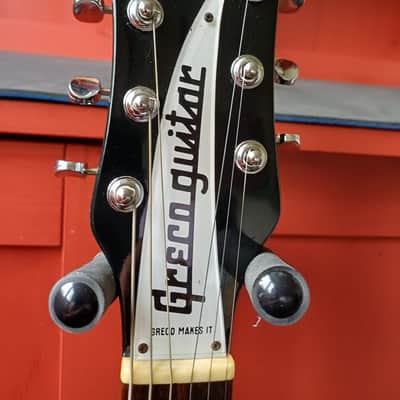 1978 Greco RG-750 MIJ Fujigen John Lennon Style Black Vintage Guitar w/ Vintage Case image 11