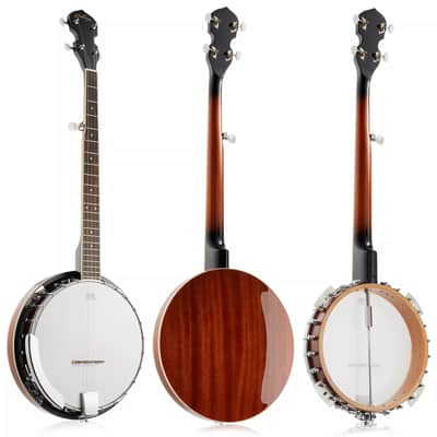 5-String Banjo - Full Size with Closed Back, Mahogany Resonator, and Geared 5th Tuner image 2
