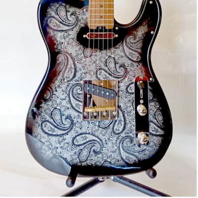 Firefly FFTL-SGY-538 Pure Series Electric Guitar - Black Paisley Color image 1
