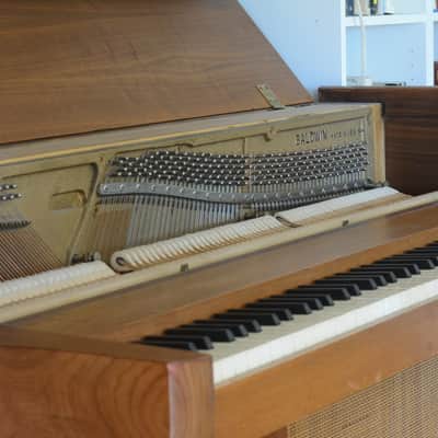 Baldwin Acrosonic 88 Key piano - 1960s - Walnut/ MCM modernist design image 8
