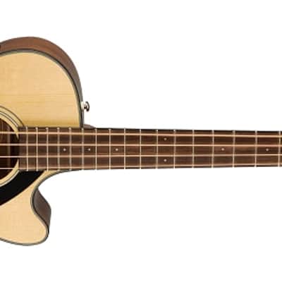 Fender CB-60SCE Acoustic Bass. Laurel FB, Natural image 2