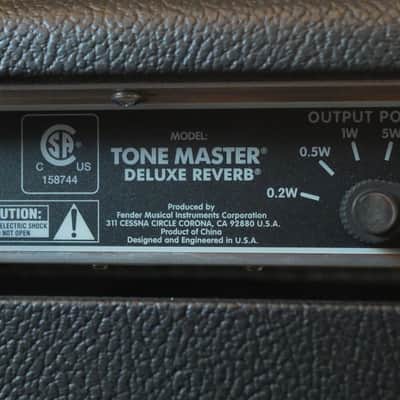 Fender Tone Master Deluxe Reverb Black image 6
