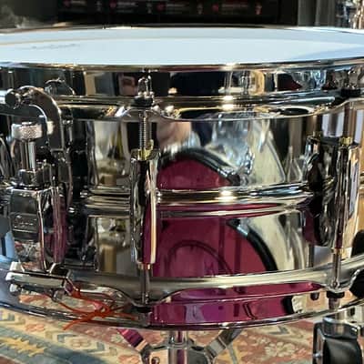 Pearl 14x5” SensiTone Heritage Alloy Steel Snare Drum image 8