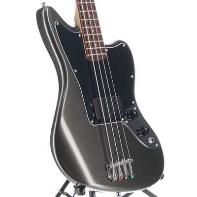 Squier Affinity Series Jaguar Bass H, Laurel Fingerboard, Black Pickguard, Charcoal Frost Metallic (RP) (01569) image 3