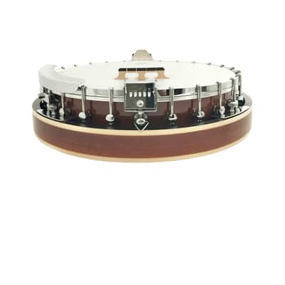 Caraya 4-String Mahogany Body Resonator Tenor Banjo - Natural BJ004 image 7