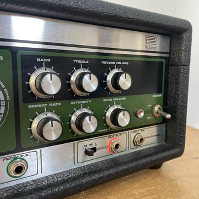 *SERVICED* - Excellent Condition, Roland RE-201 Space Echo Tape Delay / Reverb 1970s - Black - With FS-1 Footswitch and Extras image 4