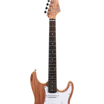 Fazley FST118CW electric guitar, Cherry Wood image 5