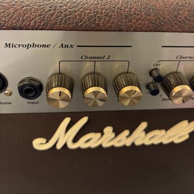 Marshall Acoustic Soloist AS50D 2-Channel 50-Watt 2x8" Acoustic Guitar Combo 2007 - Present - British Racing Green image 5