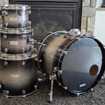 Mapex Saturn shell pack (10", 12", 16", 22") - Silver sparkle fade image 2
