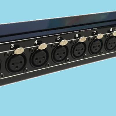 Mamba 8 XLR F Mic in x 8 Line in or out via Combo (XLR/TRS/TS) 1RU XLR to XLR Patch Bay image 3