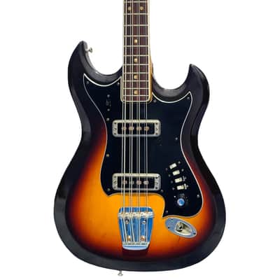 1968 HAGSTROM H-8 / F-800 8-STRING BASS image 2