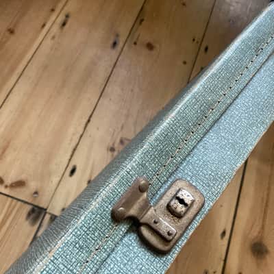 Vintage 1950s 60s Compressed Card Electric Guitar / Short Scale Bass Guitar Case image 5