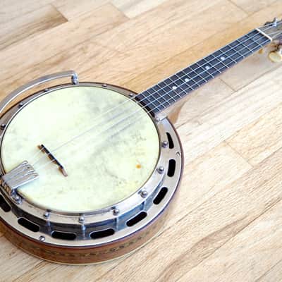 1920s Ludwig Wendell Hall Professional Banjo Ukulele, Vintage Banjolele w/ ohsc image 1