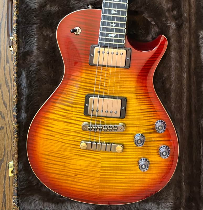 2022 PRS McCarty 594 Singlecut Wood Library 10 Top - Flame Maple Neck (8lbs) w/ OHSC image 1