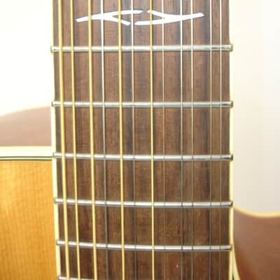 2017 Alvarez AD6012CE AD60ce 12-String Acoustic Electric Guitar, Natural AD60-12CE image 10