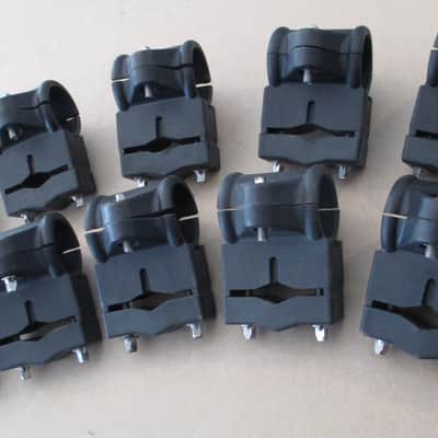 Alesis Drum Rack Mount Lot of (10) Clamps - All Very Clean with No Missing Bolts image 2