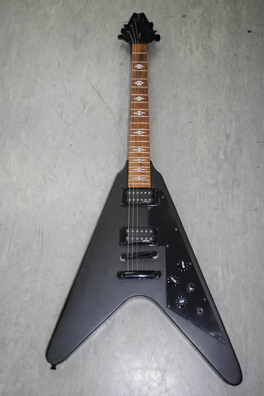 Stagg F300 Flying V  Black image 1