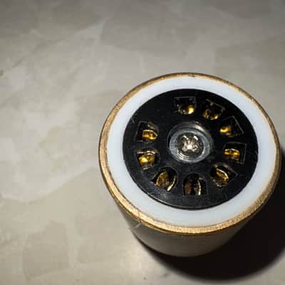 1pc 9 gold Pin Bakelite vacuum tube Socket Saver with Brass Sleeve us stock 6922 image 9