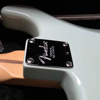 2001 Fender American Stratocaster BRAND NEW TIME CAPSULE Daphne Sonic Blue Custom Color FSR Special Limited Edition Run USA Standard Strat Electric Guitar NEVER PLAYED CASE QUEEN image 14