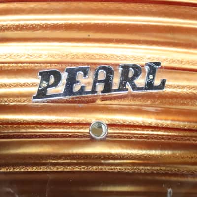 Pearl Tiger Eye Pearl 4pc Drum Kit Set 22/16/13/12" Vintage 1970's MIJ image 4