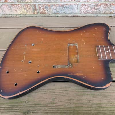 Vintage 1960's Gibson Thunderbird (Non-Reverse) Bass Guitar Husk Project! image 4