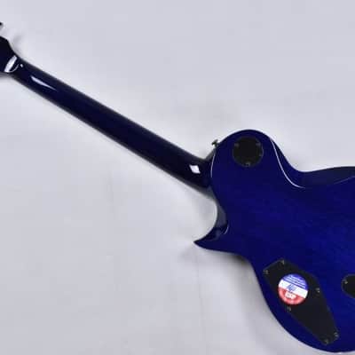 ESP LTD Deluxe EC-1000 Electric Guitar in Swirl Blue Finish image 20