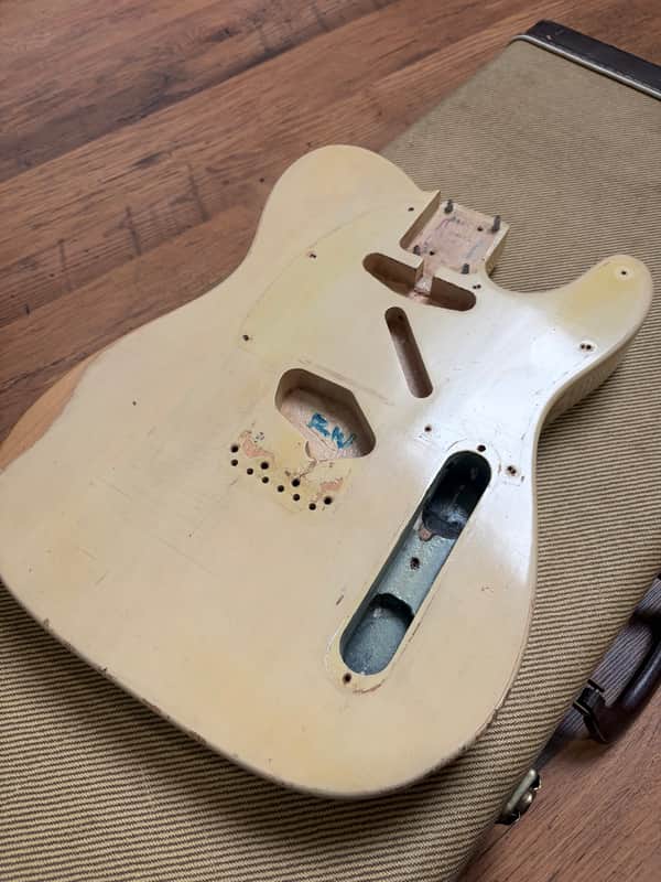 Fender Telecaster USA body - Blonde nitro relic image 1