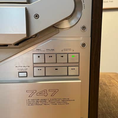 Akai GX-747 2-Channel 4-Track Tape Recorder + Remote, Manuals & Maxell UD 35-180 Tape Bundle image 3