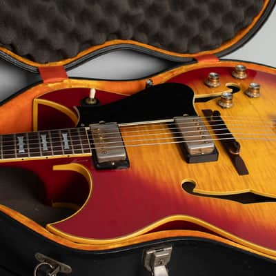 Gibson  Barney Kessel Custom Arch Top Hollow Body Electric Guitar (1966), ser. #530802, original black hard shell case. image 14