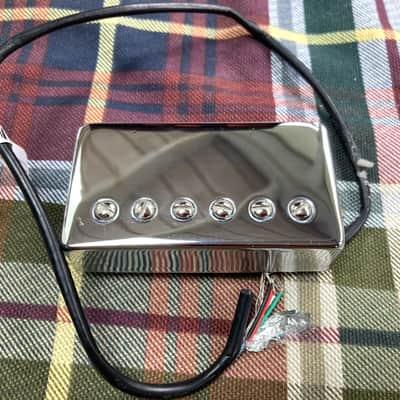 Chrome Ernie Ball/Dimarzio Steve Lukather "Luke" Guitar Humbucker Bridge Pickup image 1