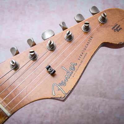 FENDER USA Custom Shop Ltd Red Hot Stratocaster Super Hvy Relic "Lake Placid Blue + Maple" (2024) image 13