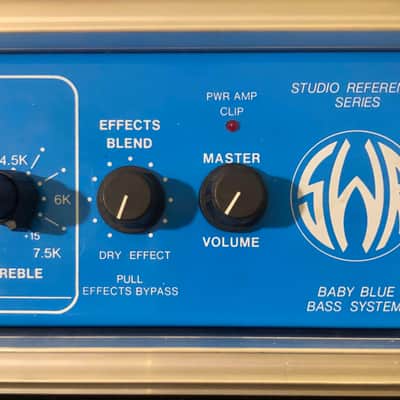 SWR Baby Blue-Electric Blue Bass Amp-Head (Baby Blue II) 90s Excellent image 7