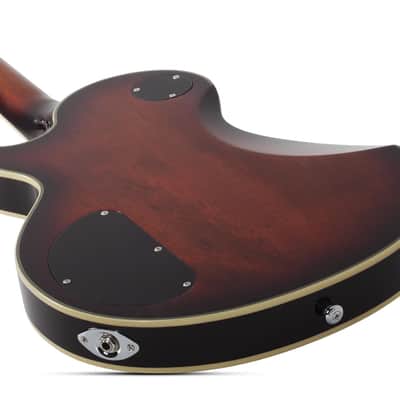 Schecter Solo-II Supreme Cat's Eye Black Burst image 6